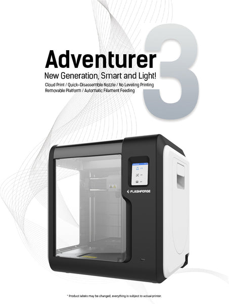 Flashforge Adventurer 3 - 3D Printer - Including 240 Degree Nozzle