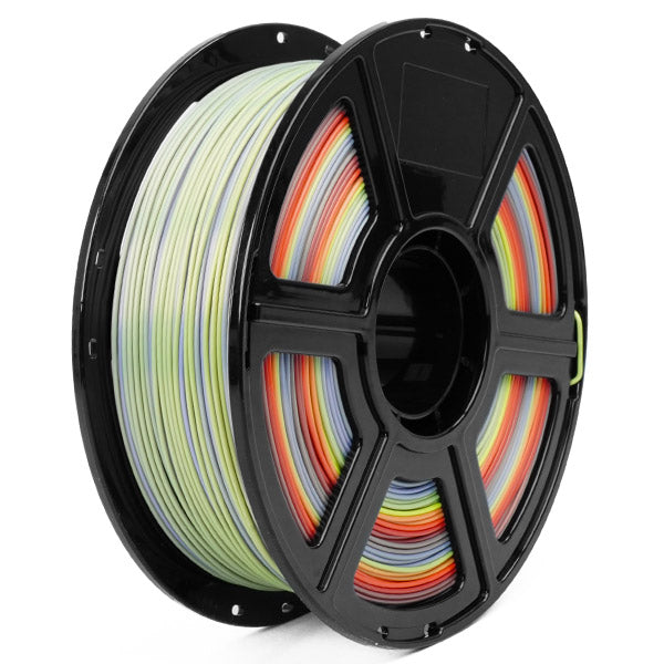Flashforge rainbow Silk PLA 3d printing filament 1.75mm 1kg