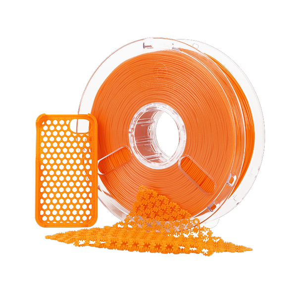 Orange Polymaker PolyFlex TPU95 0.75kg 1.75mm Filament