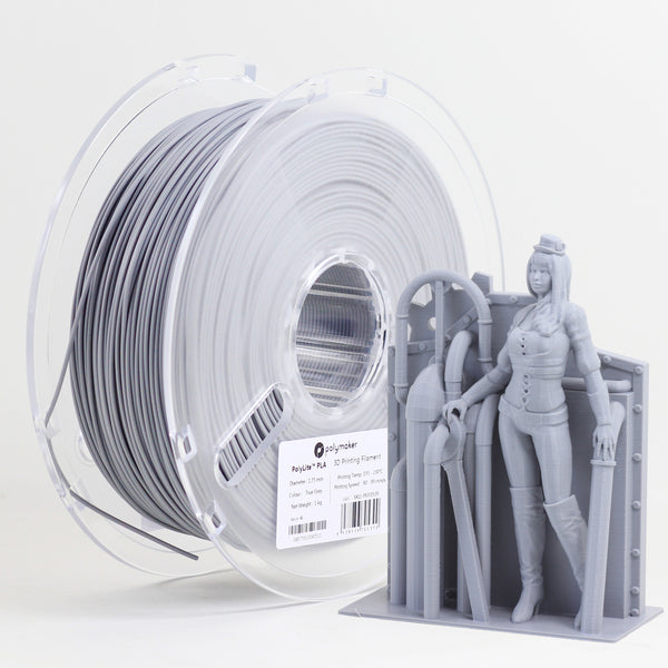 Polymaker Polylite PLA 1.75mm 1kg Filament Grey