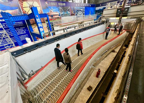 Shanghai opens the world’s longest 3D printed concrete pedestrian bridge.