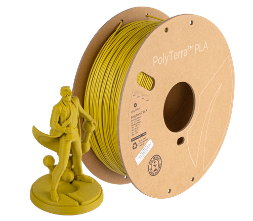 Polymaker PolyTerra Army Light Green 1kg 1.75mm