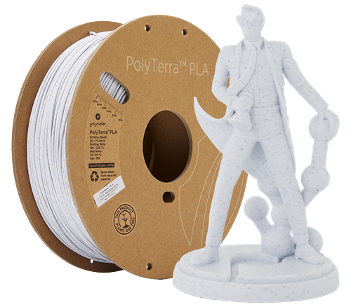 Polymaker PolyTerra Marble White 1kg 1.75mm
