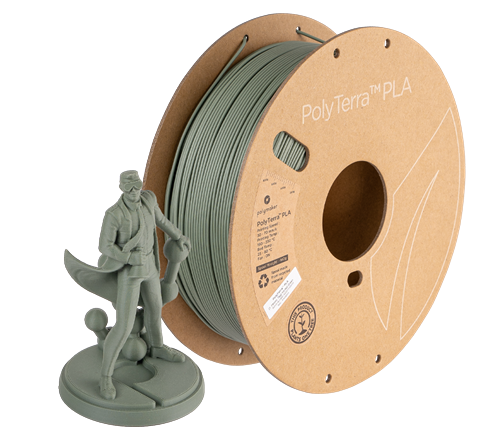 Polymaker PolyTerra Muted Green 1kg 1.75mm