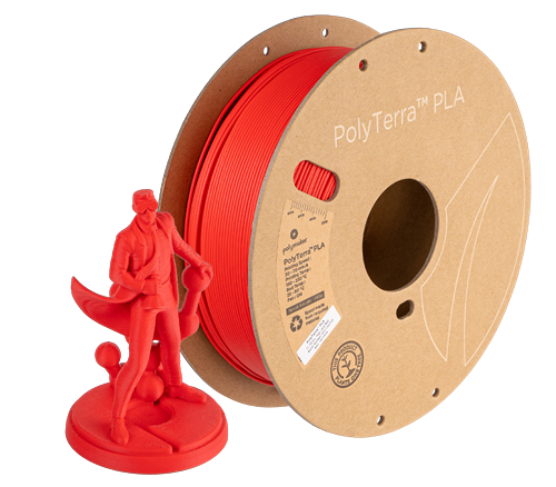 Polymaker PolyTerra PLA Lava Red 1kg 1.75mm