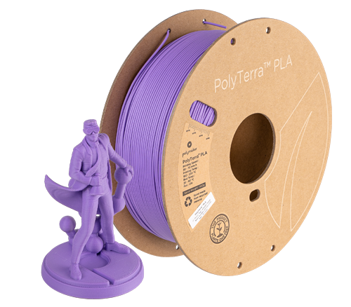 Polymaker PolyTerra PLA Lavender Purple 1kg 1.75mm