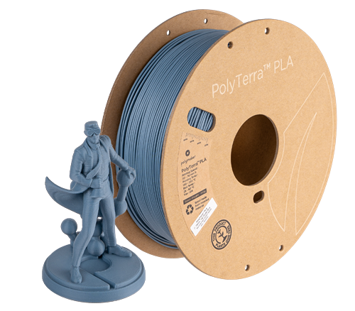 Polymaker PolyTerra PLA Muted Blue 1kg 1.75mm