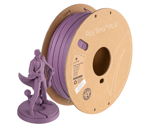 Polymaker PolyTerra PLA Muted Purple 1kg 1.75mm