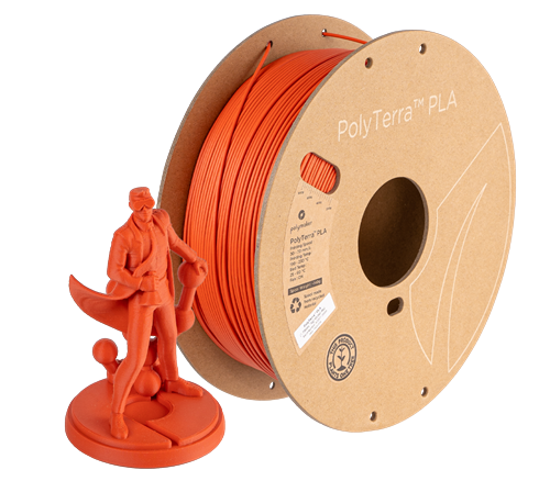 Polymaker PolyTerra PLA Muted Red 1kg 1.75mm
