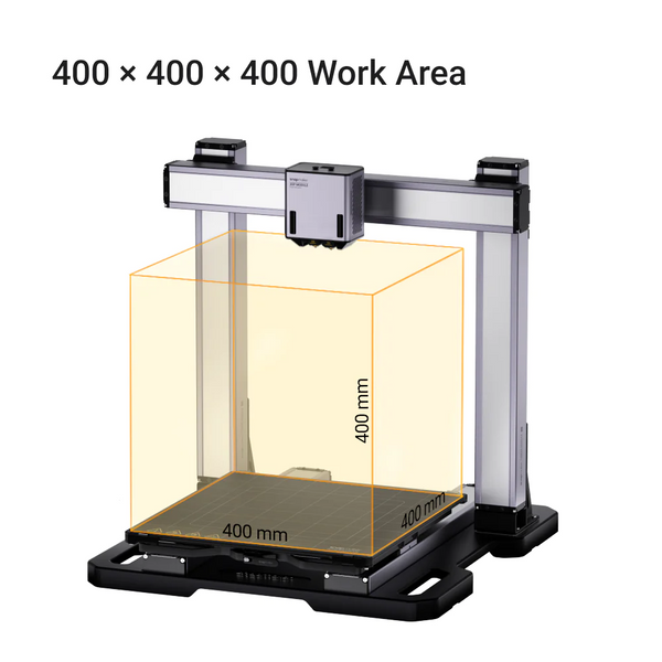 Snapmaker Artisan 3 in 1 3d printer laser engraver CNC work area