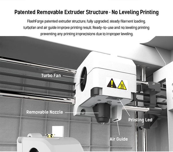 Flashforge Adventurer 3 Extruder assembly