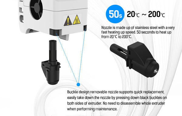 Flashforge Adventurer 3 3D Printer Nozzle