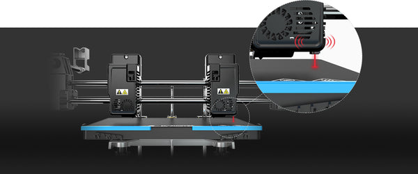 Flashforge Creator 3 PRO New Extruder design with sensors