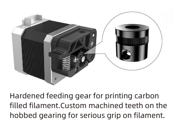 Flashforge Guider 2S Extruder Gear - Hardened Steel