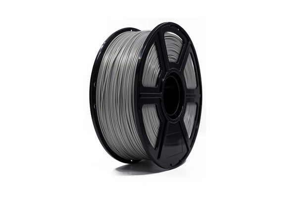 Silver Flashforge ABS 1kg 1.75mm 3D Printer Filament spool