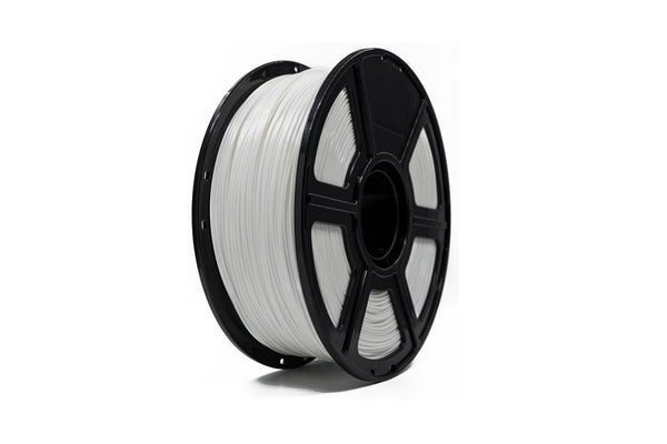 White Flashforge ABS 1kg 1.75mm 3D Printer Filament spool