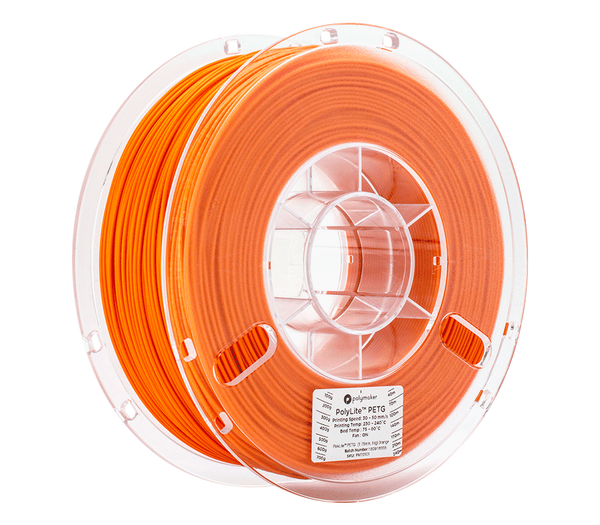 Polymaker Polylite PETG Orange 1kg 1.75mm 3d printer filament