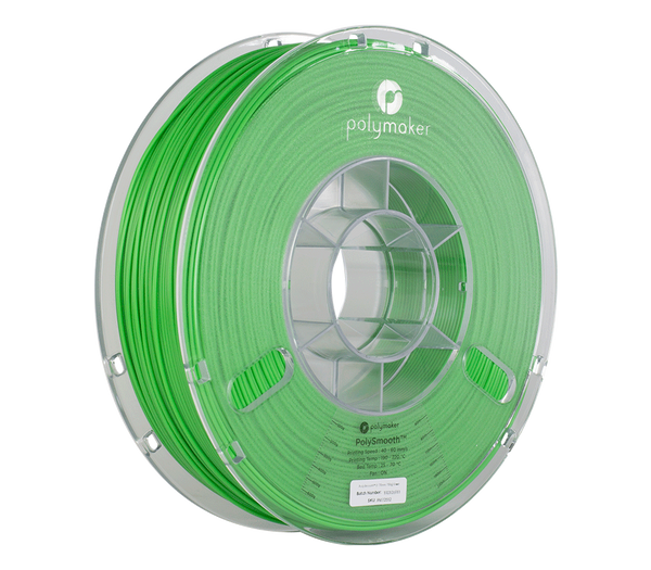 Polysmooth by Polymaker- Green 0.75kg 1.75mm 3D Printing Filament