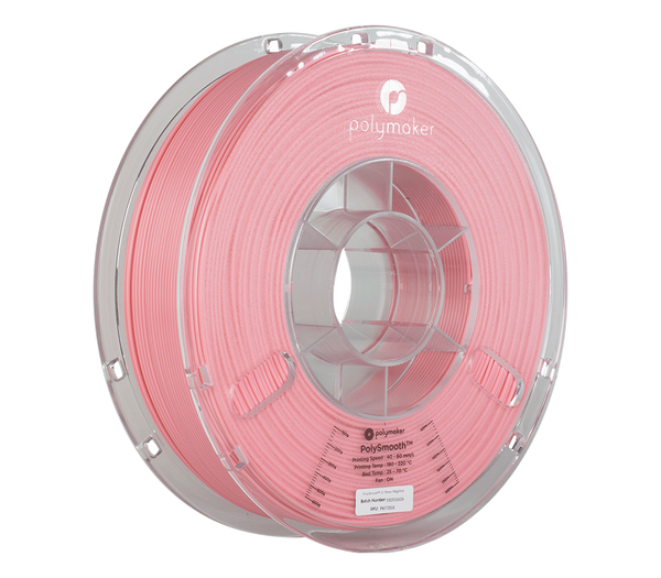Polysmooth by Polymaker-Pink  0.75kg 1.75mm 3D Printing Filament