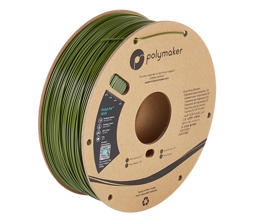 Polymaker Polylite ASA army green 1kg 1.75mm 3D Printing Filament