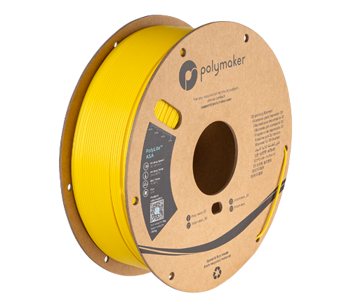 Polymaker Polylite ASA Yellow 1kg 1.75mm 3D Printing Filament