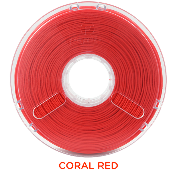 Polysmooth by Polymaker- Coral Red 0.75kg 1.75mm 3D Printing Filament