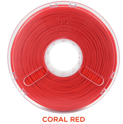 Polysmooth by Polymaker- Coral Red 0.75kg 1.75mm 3D Printing Filament