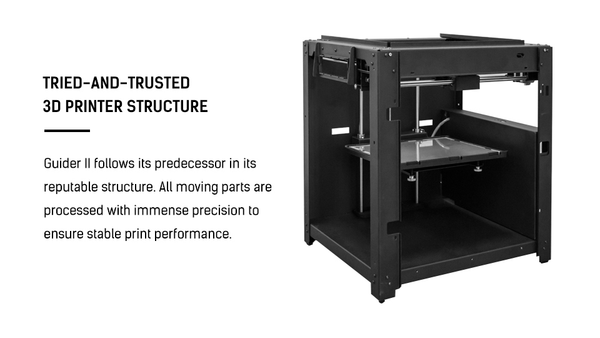 Flashforge Guider II 3D Printer Construction