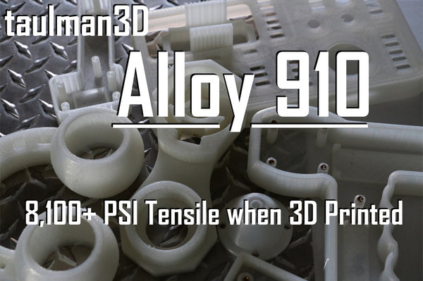 Alloy 910 Nylon - Taulman 3D 1.75mm 450gms Prints