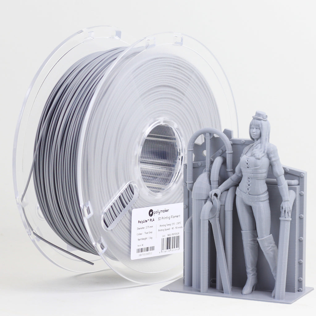 Polymaker PolyLite PLA Pro Grey - 1.75mm (1kg)