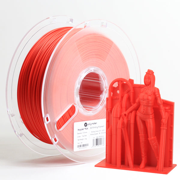 Polymaker Polylite PLA 1.75mm 1kg Filament Red